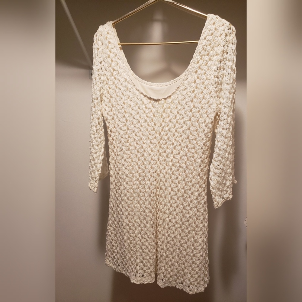 Retro Inspired Crochet Dress - Picture 2 of 3